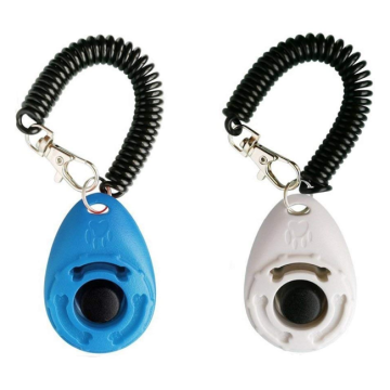 Clicker de entrenamiento para perros con correa de muñeca