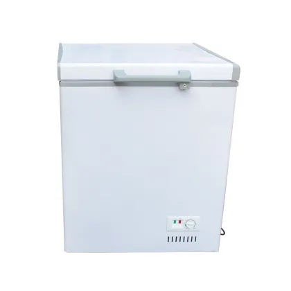 Commercial chest freezer top open