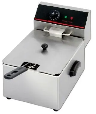 Single pan electric fryer