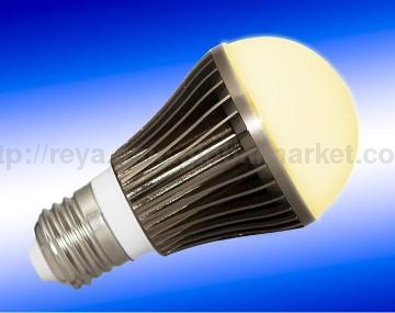 9W Warm White Switch Dimmen LED Bulb-Kaffee-Schale