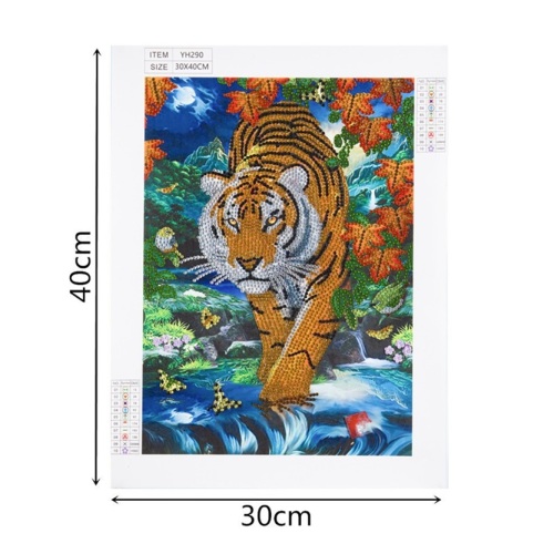 Tiger Decorativo Pintura colgante de diamantes