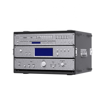 ABS+PE 6U Hard Shell Protection Box for Power Amplifier Equipment and Display Racks