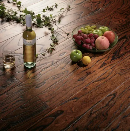 Home Wood Flooring Solid Wood Flooring , 18 Mm Antique Wood Floors