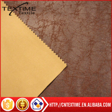 100% polyester golden/gilding suede sofa fabric/imitation leather