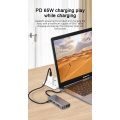 11 In 1 aluminium USB C Cutilfunction -adapter