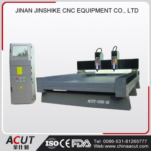 Jinan ACUT-1325 granite stone engraving machine,3d stone carving cnc routers with multi head