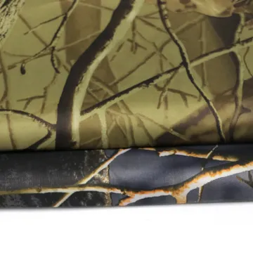 210T 100%POLYESTER Silver-coated Camouflage TAFFETA
