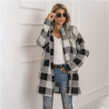 Women`s Fleece Plaid Jacket