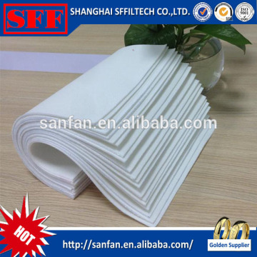 PE air conditioning filter media for dust collection bag