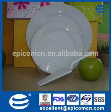 Excellent porcelain cake plate with sever set for eat cake