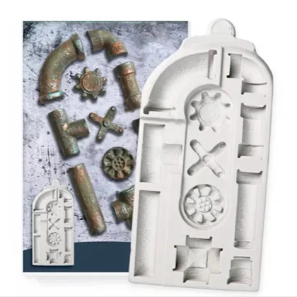 Three-Dimensional Cloud Cake Silicone Mold for Cake Decoration