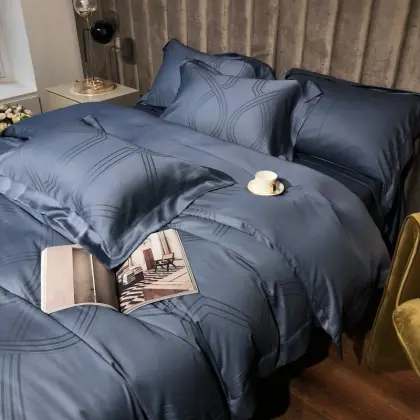 Pure color bedding with bedsheet for home textiles