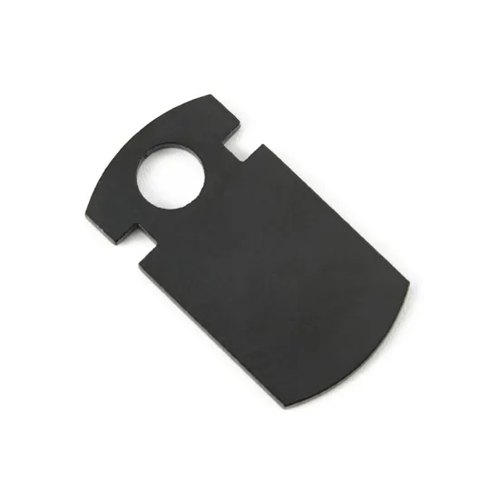 Metal Plate Black Oxide Steel Iron Slots Punched