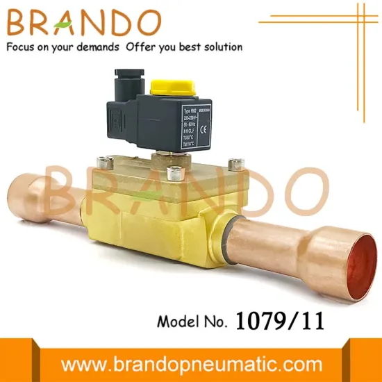 1 3/8'' 1079/11 2 Way ODF Refrigeration Solenoid Valve For Air Conditioner