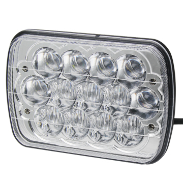 5X7 7X6 Halo DRL Hi-Lo Beam LED Headlights for XJ YJ Fire Truck