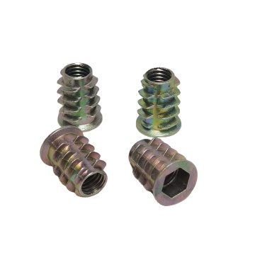 Zinc Alloy Furniture Screw-in Nut M8*18.5 Countersunk Head