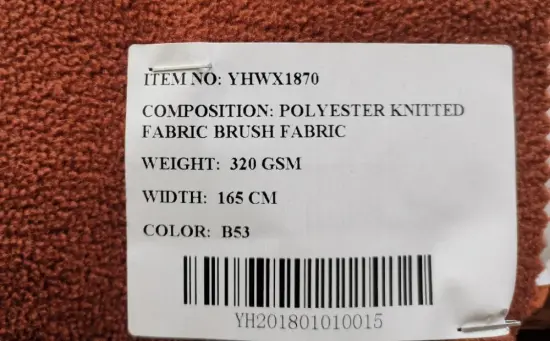 wholesale 100D Polar Fleece Bonded Sherpa Fabric