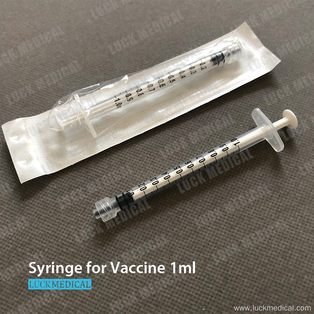 1ml Single Use Syringe Without Needle