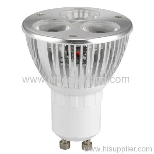 Gu10 3x2w Spotlights Aluminium Housing Led Spot Lights Gu10 Base 4w 300lm 