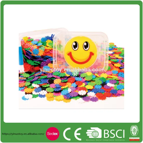 Hot sale Snowflake Building Blocks For Children Education With En71