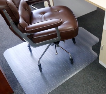 Carpeted Floor Protector: PVC Chair Mat for Office and Home
