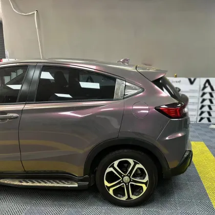 Glossy Metallic Stars Phantom Grey Auto Wrapping Film