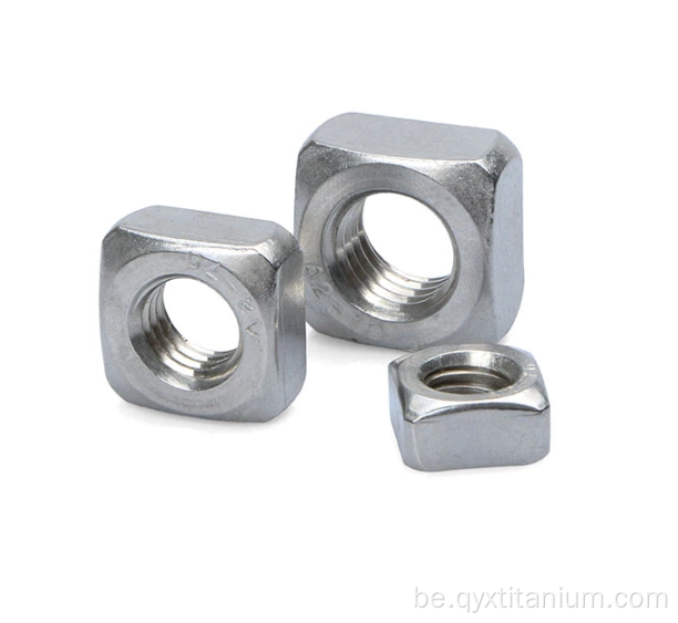 Карыстальніцкая гайка Gr5 Titanium Square для аўтамабільнага нанясення