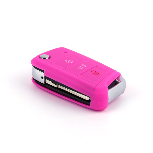 12 Colors VW Silicone Car Key Case