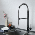 Pull Out Sink Faucet Brass Single Lever Spring Kitchen Faucet Factory