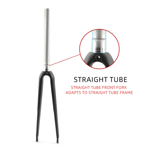 Bicycle Fork Straight Tube Carbon Fiber 700C Fork