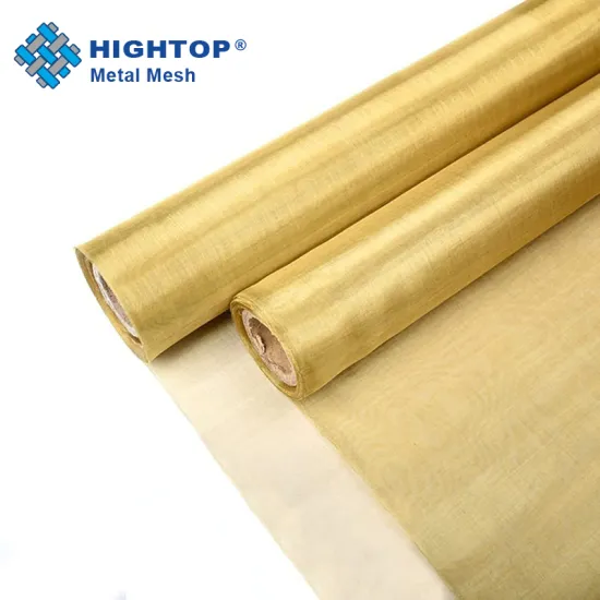 Wear-Resistant Brass and Copper Woven Wire Mesh Screens in 100, 120, and 180 Micron Specifications
