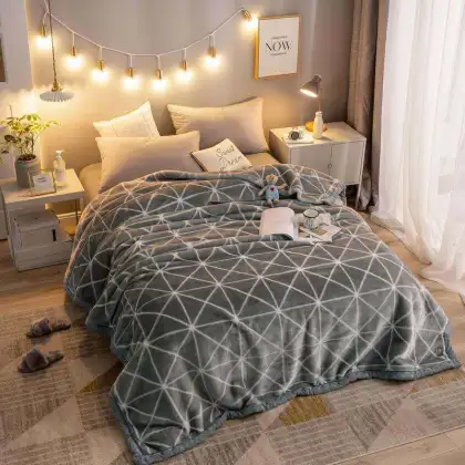 Amazon hot sell A variety of designs 2 ply raschel blanket Comfortable raschel blanket super soft