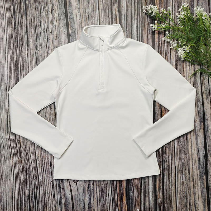 White Thuck Equestrian Tops