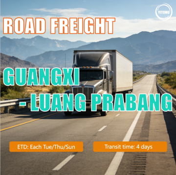 Straßengüterverkehr von Guangxi nach Luang Prabang Laos
