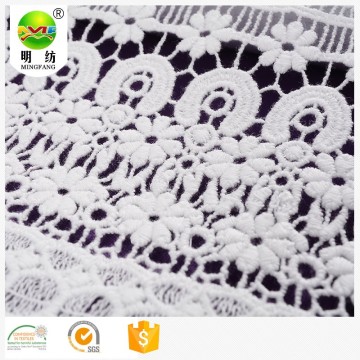 Fashion popular chemical embroidery lace fabric