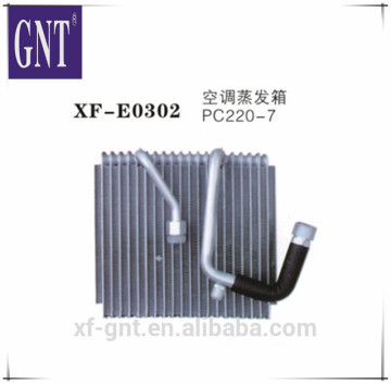 High cooling efficiency aluminum excavator PC220-7 air cooler radiator by vacuum brazing