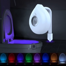 Smart PIR Motion Sensor Toilet Seat Night Light Waterproof Backlight For Toilet Bowl LED Luminaria Lamp WC Toilet Light Lamp