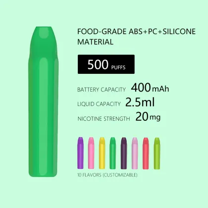 500 puffs wholesale disposable pod pen ODM OEM vape pen ODM/OEM disposable pod OEM/ODM E-Cigarette