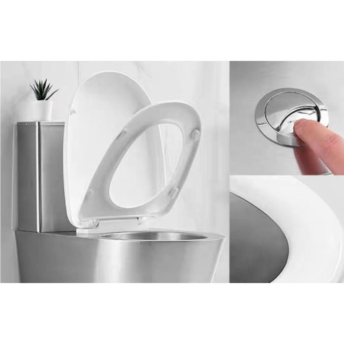Toilettenschale aus Edelstahl