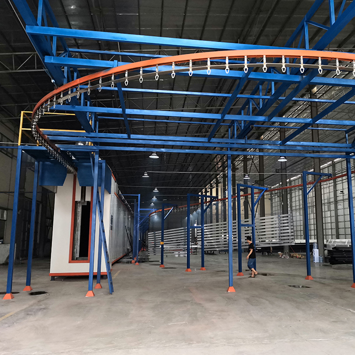 spray painting prodution line