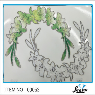 Wholesale Iron On Crystal Applique Rhinestone Neckline