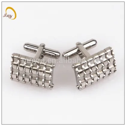 West coast jewelry stainless steel cuff links metal cufflink
