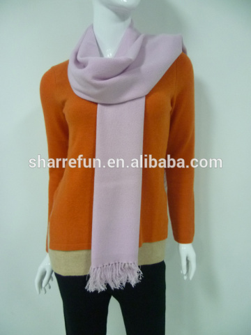 soft knitting cashmere wrap scarf with tassel