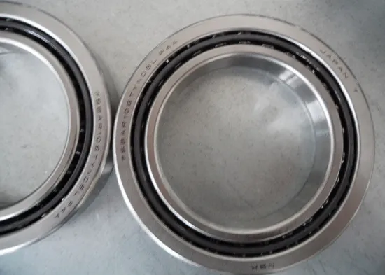 Single Row Angular Contact Ball Bearing Abec9 , Brass Cage And Chrome Steel
