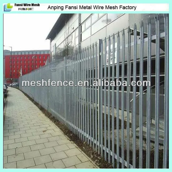 Galvanised palisade fence(supplier)