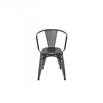 Outdoor Industrial Painted Steel Tarnish Tolix Armchair