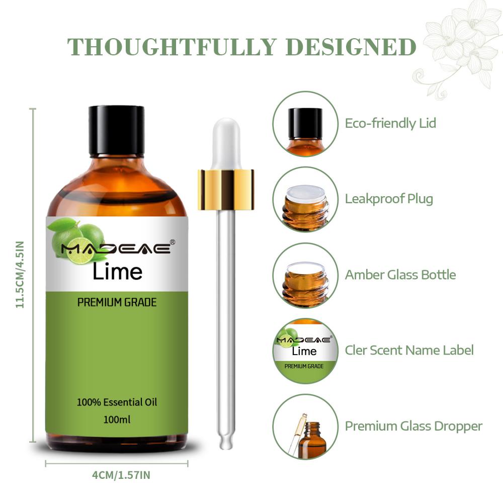 Organic Cold Pressed Lime Essential Oil For High Quality Oil