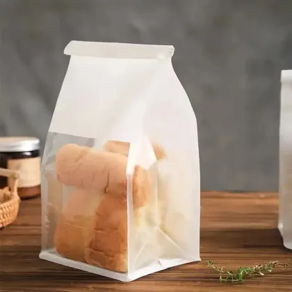 Kraft Tin-Tie Bakery Window Storage Bag
