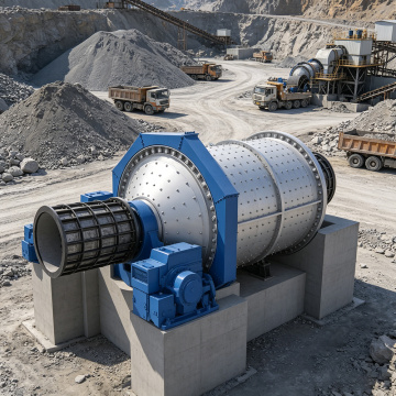 Moinho SAG eficiente para operações de mineração em grande escala