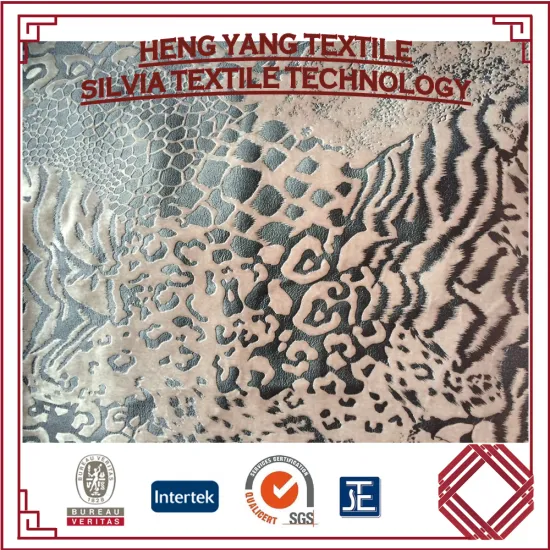 new design 100% Polyester Bronzing Suede Fabric For Sofa